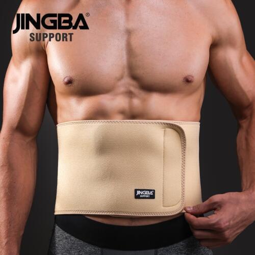JINGBA SUPPORT Waist trimmer Slim fit Abdominal Waist sweat belt musculation abdominale Back Waist Support sport belt protective