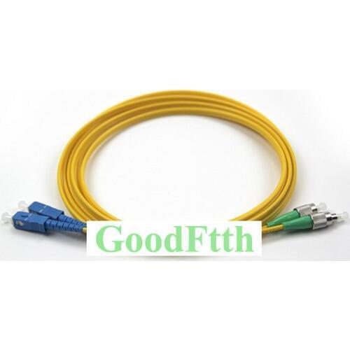 Fiber Optic Patch Cord Jumper SC/UPC-FC/APC FC/APC-SC/UPC SM Duplex GoodFtth 20-50m