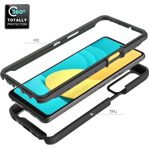 For LG V60 V50 G8 ThinQ Stylo 6 5 K 92 40S 31 51 6141S 22 Q 70 Q51 G8x Two In One Anti-Fall Protection Cover Phone Case
