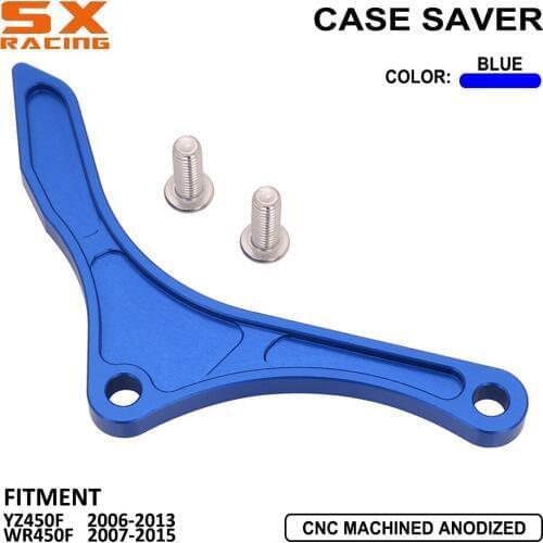 CNC Motorcycle Engine Protector Case Saver For YAMAHA YZF450 YZ450F YZF 450 2006-2013 WR450F WRF450 WRF 450 2007-2013