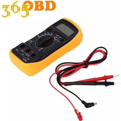 Yellow XL830L Digital Multimeter AC DC Voltmeter Ohmmeter Voltmeter Support for Multi-function Free shipping