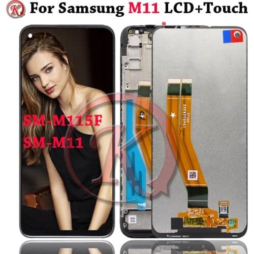 6.4'' LCD For SAMSUNG Galaxy M11 LCD Display SM-M115 M115F M115G/DS Touch Screen Digitizer Assembly for Samsung M11 LCD