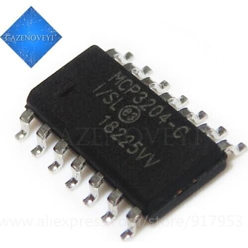 1pcs/lot MCP3204-C-I/SL MCP3204-CI/ST MCP3204-CI MCP3204 3204-C TSSOP-14 SOP-14 In Stock