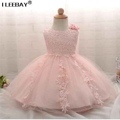 2018 High Quality Flower Princess Baby Dress for Infant Little Girl Elegant Birthday Wedding Party Kids Fancy Butterfly Dresses