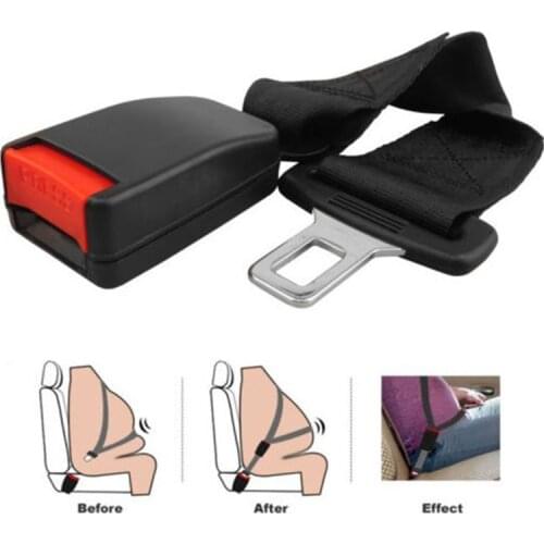 3 Color 1Pc Car Seat Belt Clip Extender Safety Seatbelt Lock Buckle Plug Thick Insert Socket 1XCF
