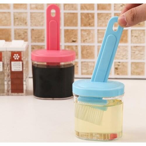Basting Brushes Heat Resistance BBQ Tools Easily Cleaned kitchen Brush oil Tools With oiler Non-Stick 3Pcs/Combo