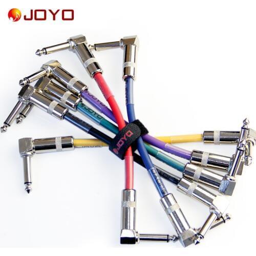 Joyo CM-05 Guitar Effects Pedal Cable 6 pieces/lot 6 Different colors Guitar Accessories for Guitar Pedal