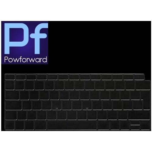 For New MacBook Air 13" 13.3-Inch Touch ID A1932, 2018 Release Dust Cover EU/UK Keyboard Cover TPU Keyboard Protector Skin