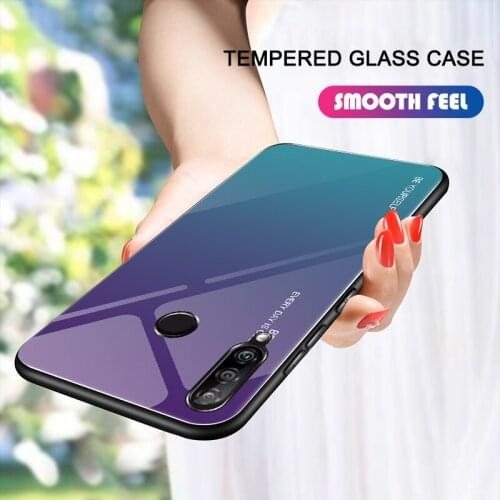 Color tempered glass case for huawei honor 10i funda glass on huwei honor 10 i honor10i HRY-LX1T phone case cover honor 10i capa