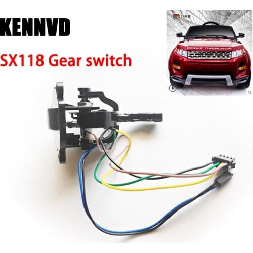 HLX/SX118 Childrens electric car electronic forward stop back switch with high and low speed,simulation car gear handle switch