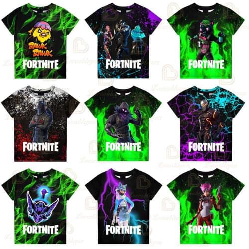 Fortnite Hero Victory Battle Royale Shoot Game Tshirt Clothing Tees Children Shoot Kids Hero Child Tops Boys Girls