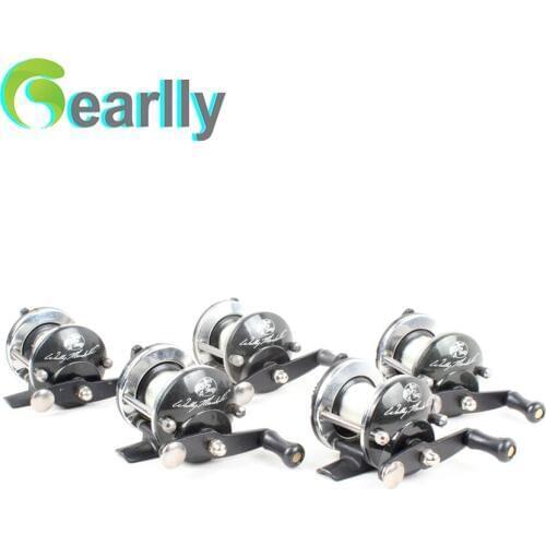 Gearlly Brand New Right Handed-Round Big-Game Saltwater Fishing Trolling Reels With-Line Trolling Carp Fishing