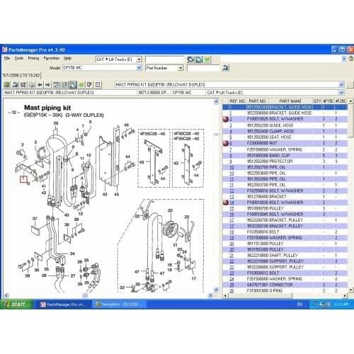 Cat Lift Trucks 2008 Electronic parts catalog and service manuals for cat Lift Trucks
