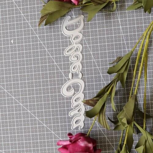 Italian Dolce Casa Letter DIY Metal Cutting Dies for Card Scrapbooking Stencil Paper Craft Album Template Dies
