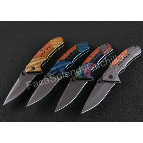 Bron F81 Pocket Folding Knife 440 Blade Steel Handle Tactical Rescue Hunting Fishing EDC Survival Tool Knives