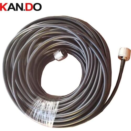 5-55 Meters RG 58 Coaxial Cable for Booster Telecom Part 50 Ohm CATV Transmission Wire N Connector Incl. For Repeater