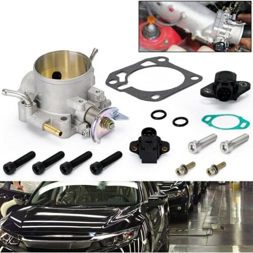 Car Throttle Body with TPS & MAP Sensor for Honda Civic SI Accord Del Sol ACURA B/D/H/F Series