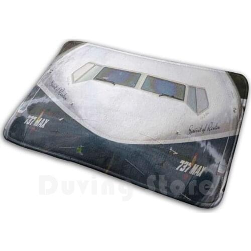 Boeing 737 Max8 Carpet Mat Rug Cushion Aviation Civil Aviation Boeing 737 Max Airbus Commercial Cool Airplane Jet Heavy