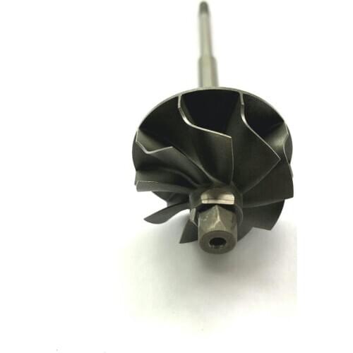 KP35 31.00/34.70mm 9 blades double ring Turbocharger Turbine Shaft & Wheel /Turbo Turbine Wheel Shaft/Turbocharger Turbine wheel