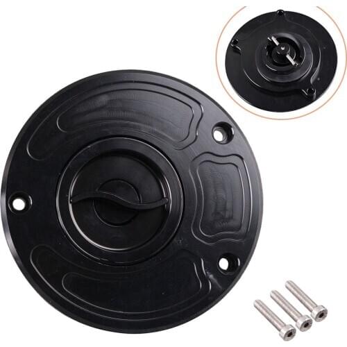 Motorcycle Fuel Gas Tank Cap For Kawasaki Ninja 650R ER-6N ER-6F ZX6RR ZX6R ZX14R ZZR1400 ZZR1200 Z1000 ZX9R ZX10R Black
