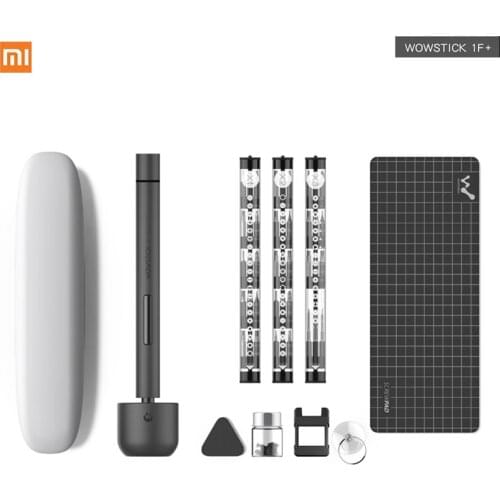 Xiaomi Wowstick 1F+ Mini Lithium Electric Screwdriver Alloy Body 3 LED Light Cordless Battery Power with 56 standard Bits