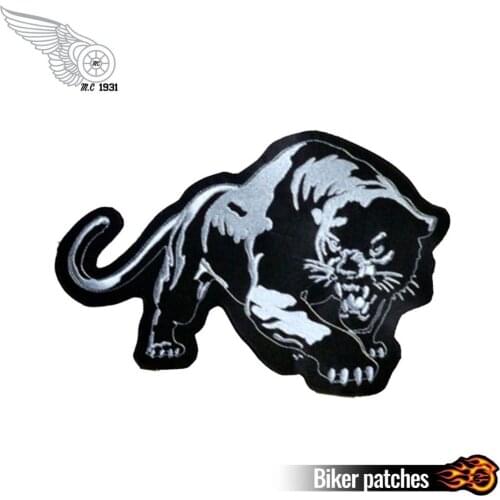 Black Panther Embroidered Patches High Quality Fashion Pattern For Clothing