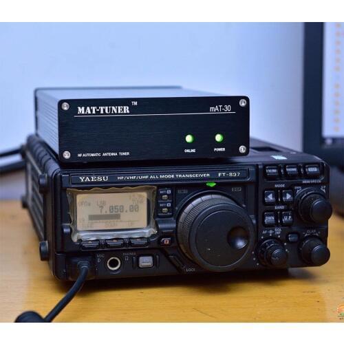New version mAT-30 120W HF Automatic Auto-tuner AUTO TUNER Automatic Antenna tuner For Yeasu Ham Radio