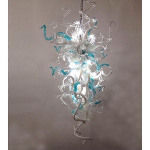 Wholesale Wedding Design Abstract Outdoor Blown Murano Glass Chandeliers New House Decor Hand Blown Glass Modern LED Chandeliers