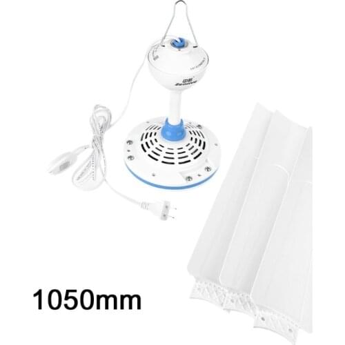 220V 15.7 to 41 inch Ceiling Fan Mute Electric Hanging Fan for Dining Room Bed