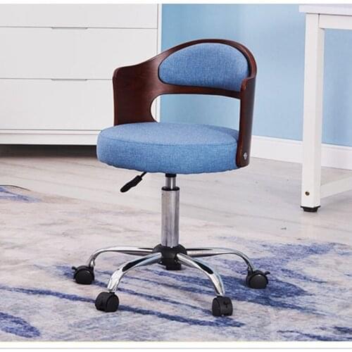 Nordic Solid Wood Office Chair Fashion Student Computer Chair Modern Minimalist Study Lift Rotary Chair Home Chair Customized