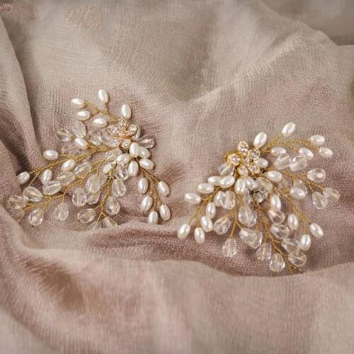 Shoe Clip Wedding Shoes Buckle Clip-on Women Bride High Heel Charms Fashion Luxury Decoration Imitation Pearl J2HD