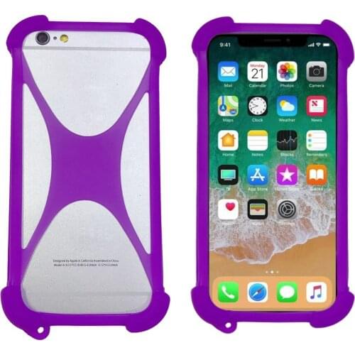 Universal Soft Elastic Silicone Phone Bumper Case For Alcatel 1SE 2020 Cover For AllCall P10 Case on Amplicomms PowerTel M9000