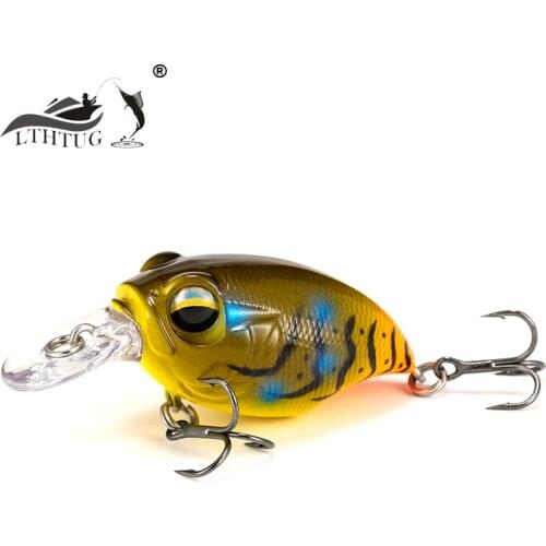 Pesca LTHTUG High Quality Wobbler Fishing Lure Japanese Design Noise Crankbait 8.8g 42mm Floating Crank Bait For Bass Perch Pike