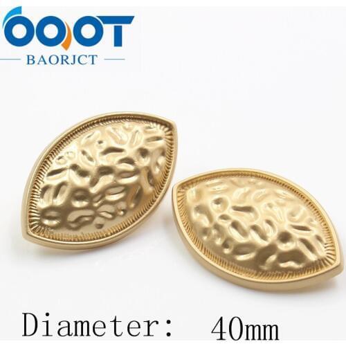 OOOT BAORJCT A-18315-17,10 pcs,40 mm High quality classic fashion metal buttons clothing accessories DIY handmade