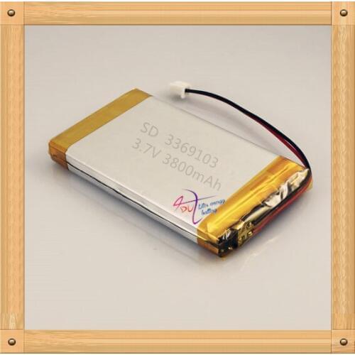 XHR-2P 2.45 3800mAh 3.7V GPS in mobile DVD lithium polymer battery 3369103 3570105 loudspeakers