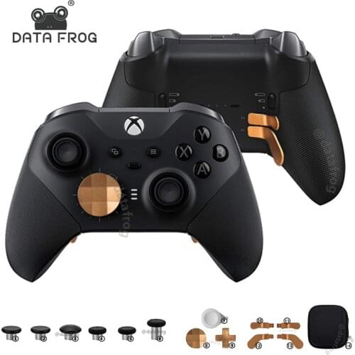 DATA FROG Gamepad Swap Thumb Grips Analog For Xbox One Elite Series Metal Paddles For Xbox One Elite 2 Parts Trigger Button