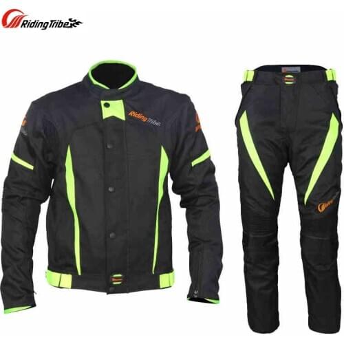 Motorcycle Racing Jackets Pants Summer Waterproof Mesh Breathable Motocross Clothing Motobike Jacket Trousers Moto suit