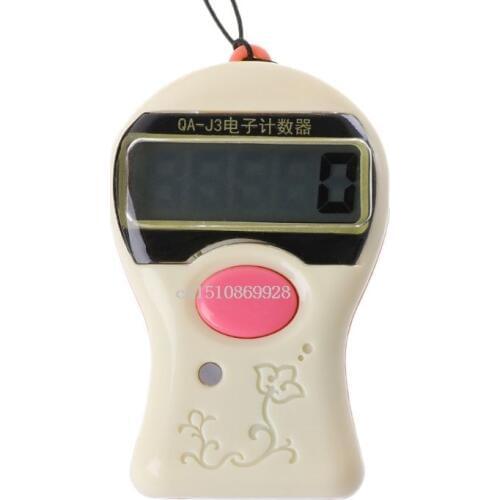 0-99999 Digital Tally Counter LCD Electronic Manual Clicker ABS Finger Counter