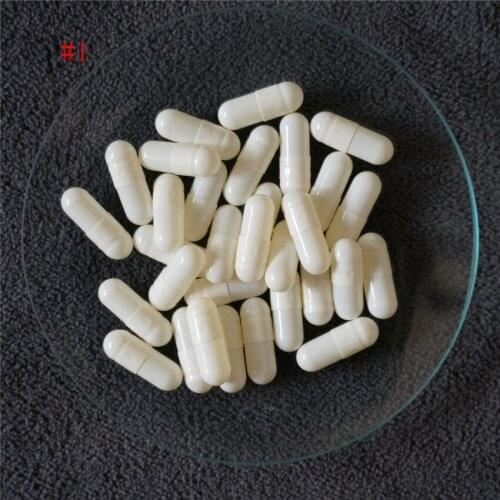 1# 200pcs/lot Cosmetic 1 Size Empty Gelatin Capsules Size 1 DIY Hollow Gelatin Capsules ,Refillable joined or Separated Capsules