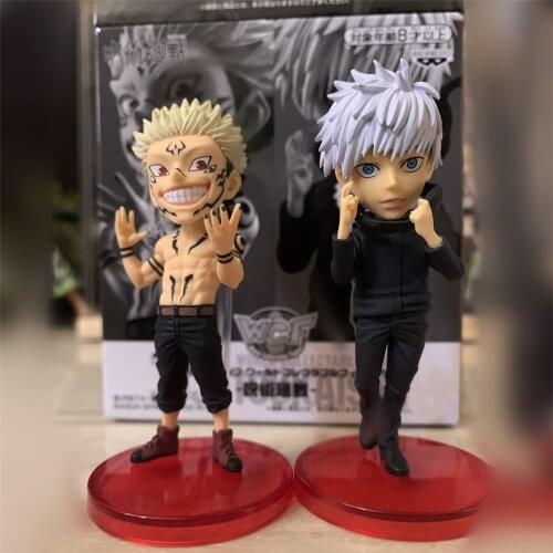 2pcs/lot Anime Jujutsu Kaisen Figurine Ryomen Sukuna Gojo Satoru WCF PVC Anime Action Figure