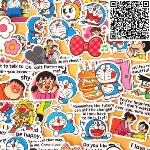 40 Pcs Cartoon character Sticker on the wall for Home Decor DIY Beautiful kids toys Fridge Magnet stickers Room Decoration