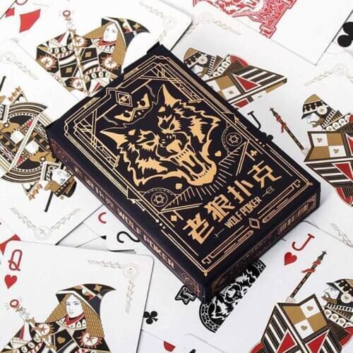 54pcs/set Paper Werewolves Poker Card Deck Family Party Board Game Playing Cards Present