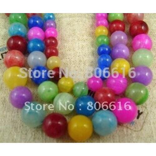 8MM 96PCS Colorful Stone Strand Loose Beads Jewelry Accessory Bead
