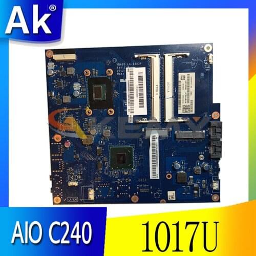 Akemy VBA20 LA-9303P For Lenovo AIO C240 90003557 ll-in-one Computer Motherboard CPU 1017U DDR3 100% Test Work