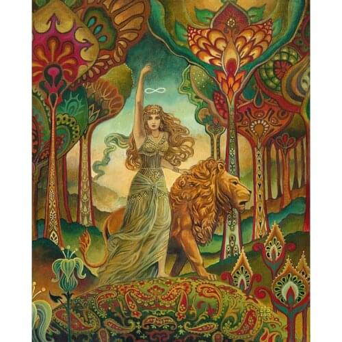 5d diy diamond painting cross stitch diamond embroidery Tarot Mythological Goddess diamond mosaic pattern home decor gift