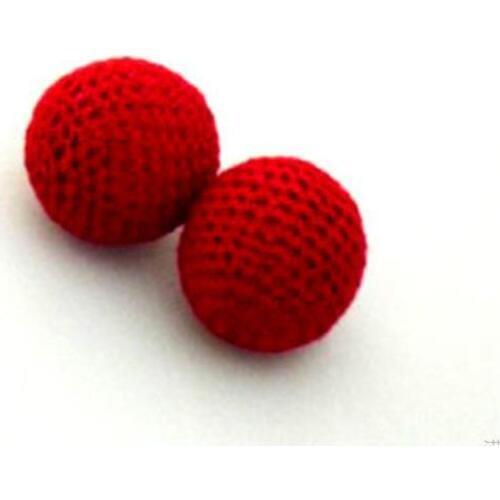 Free shipping! Chop Cup Balls Red with magnet (Set of 2) 1 Inch (2.5 cm) in diameter,Stage Magic,Street,Magia Accessories