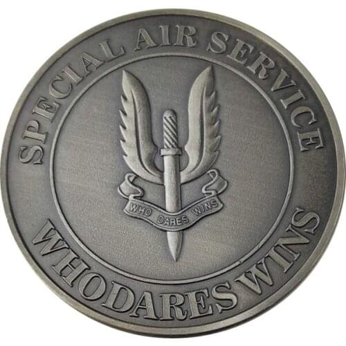 British coin Kill Or Capture - Special Air Service SAS Who Dares Wins - Bronze Challenge Coins Drop shipping
