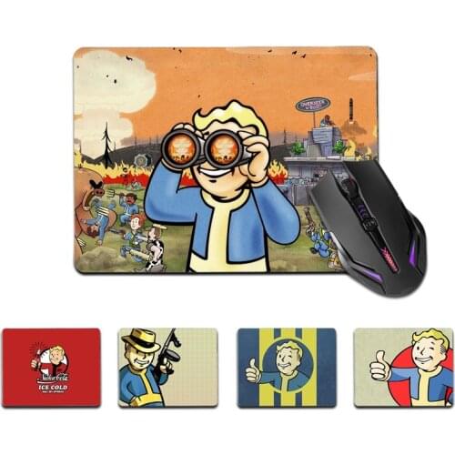 FHNBLJ High Quality Vault Boy Fallout Customized laptop Gaming mouse pad Top Selling Wholesale Gaming Pad mouse