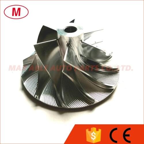 GT15-25 702489-0003 701470-0002 32.87/49.00mm 6+6 blades Turbo Billet compressor wheel/Aluminum 2618/Turbocharger Milling wheel