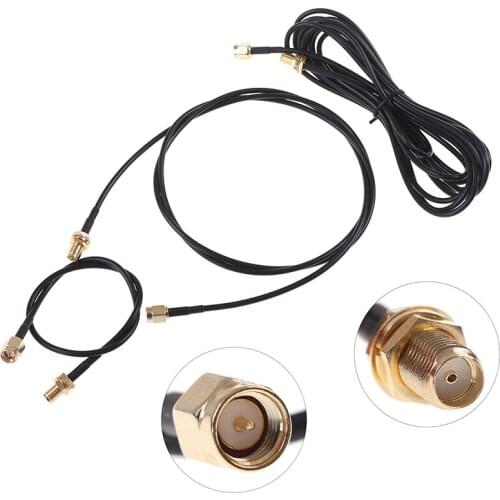 0.3-5M SMA Male to Female Cable RG174 RF Connector Adapter WIFI Antenna Cable